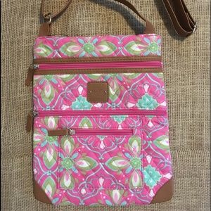 Stone Mountain Quilted Lockport Crossbody Purse